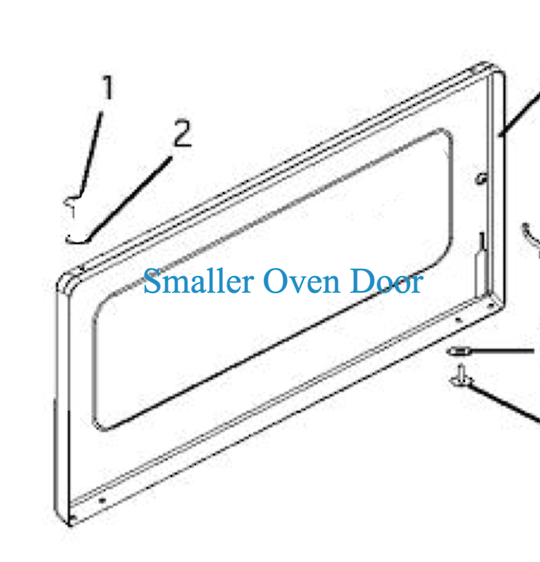 Fisher Paykel Smaller Oven Inner Door Glass BI602ASE1.5 BI602ASE2 BI602ED