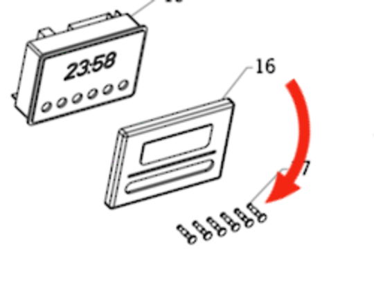 Fisher Paykel Oven Knob Timer Clock BI451QASP, Pack of 6 Silver NO LONGER AVAILABLE