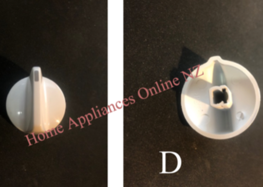 Fisher Paykel Shacklook Cooktop Knob CT6551S, CT5602F, CT2802, CT6551S, CT5602, CT2802, White *777