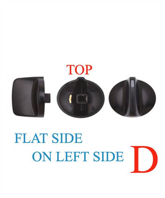 Fisher Paykel Oven Or Cooktop Knob Black BI601E, BI601CTE, BI601A, BI601ED BI602E, BI602CTE, BI602A, BI602ED BI451A, *781 Pack