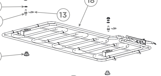 Fisher & Paykel Oven Top+Grill Element OB90S9MEX