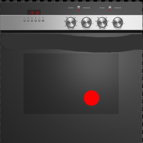 Fisher & Paykel Oven Door Only Outer Glass And Bracket Assy for Larger oven on Dual Oven Or Standard Size Oven