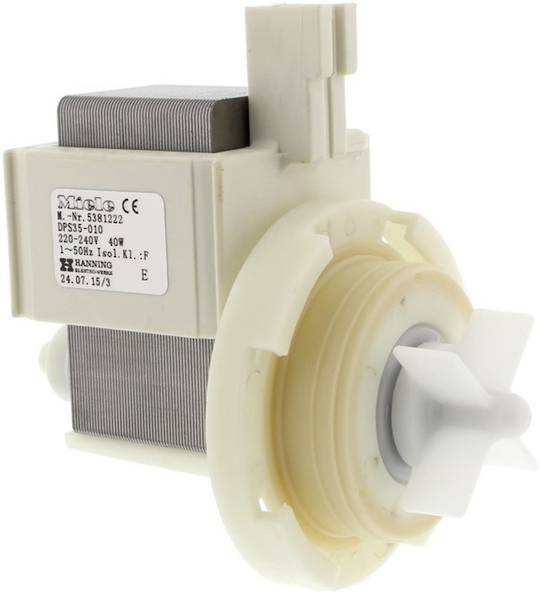 Miele Washing Machine Drain Pump 5381222 and