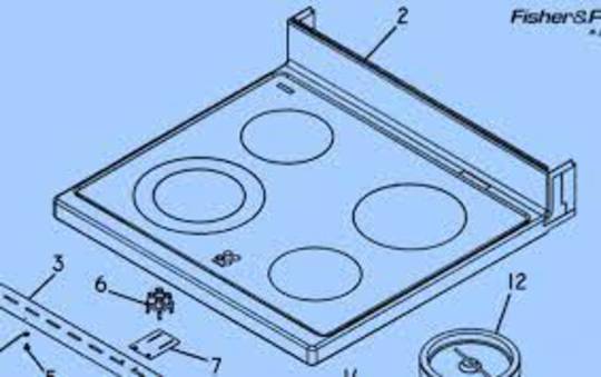 Elba Fisher Paykel Freestanding Oven Top Glass Ceramic 573234