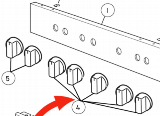 Fisher Paykel Elba Oven Top Gas Burners