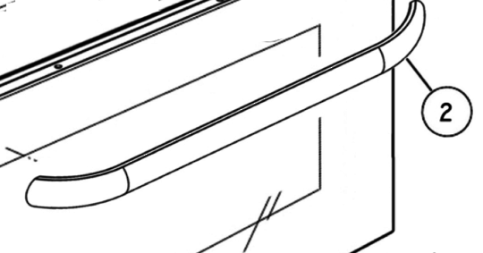 Fisher Paykel Elba Delonghi Oven Handle OR90SCBGX1