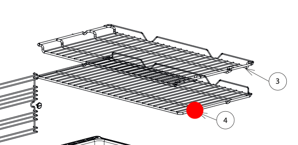 Fisher & Paykel Elba Oven Shelf Flat Wire Rack FPH04142
