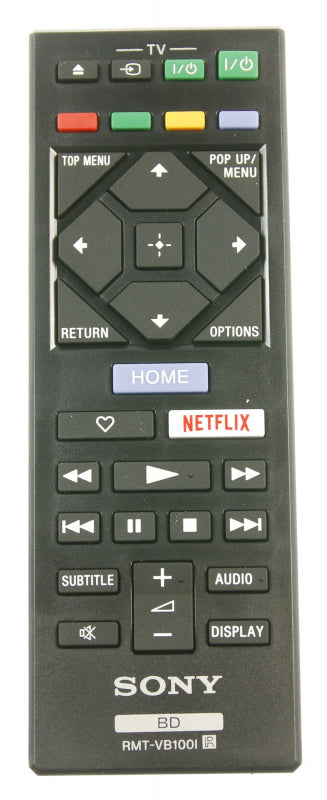 Sony BDP-S Series Blu-Ray Player Remote 149290121 RMT-VB100i