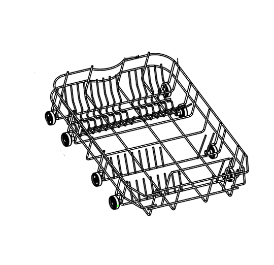 Baumatic Dishwasher Lower Basket BKDW45W, BKDW45SS
