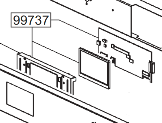 Smeg Oven Pcb Display Board SAP3900X