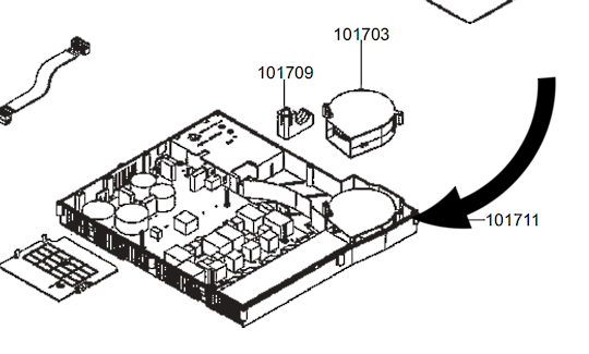 Smeg Oven Pcb Main Power Controller Board