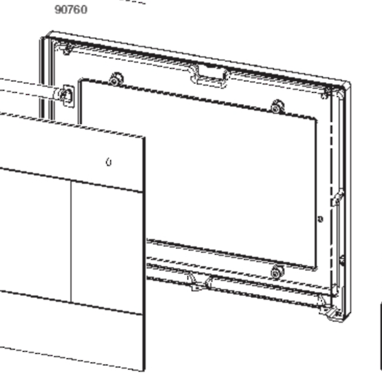 Smeg Oven Inner Door Glass DOA330X DOU330X