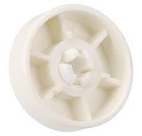 Smeg Dishwasher Lower Basket Wheel AP612CA, APL1250ES, APL1259ES, CA01S, CA12B, DF1255W, DF612WD, DW606001, *410199