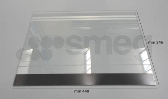 Smeg Oven Door Middle Glass Left Side