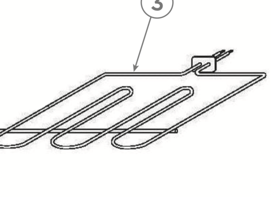 Haier Oven Grill Element HWO60S4LMB2 61848-A HW060S4LMB2
