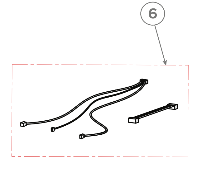 Haier Oven Wiring Assy For PCB HWO60S10TPX2