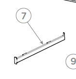 Haieroven Slide Telescopic Left Side HWO60S10TPB2 HW060S8EPX2 HWO60S8EPB2
