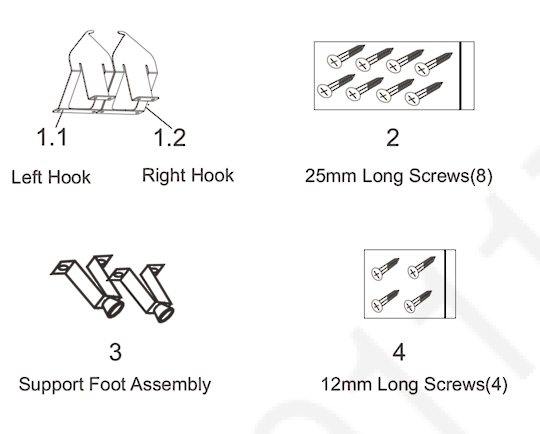 Panasonic Dryer Wall Mounting Bracket NH-E70JA1WAU NH-E80JA1WAU