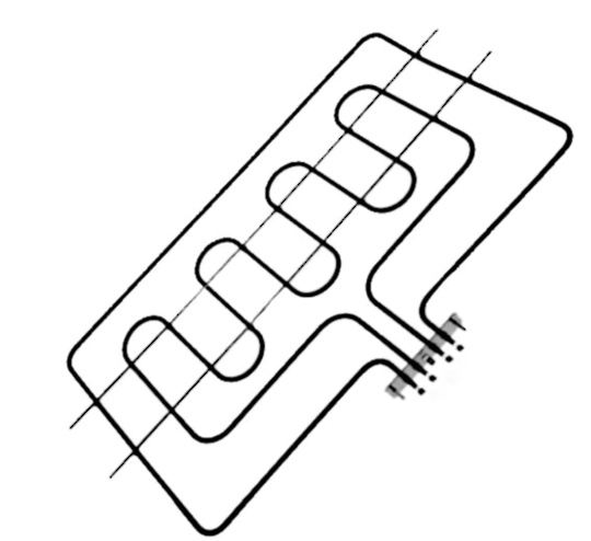 Smeg Oven Top Grill Dual Element 1050W + 2800W 806890438