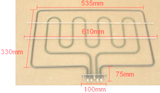 Smeg Oven Top Grill Dual Element 1050W + 2800W 806890438