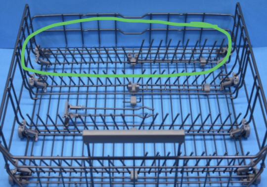 Asko Dishwasher Lower Basket Rear Wire Rack