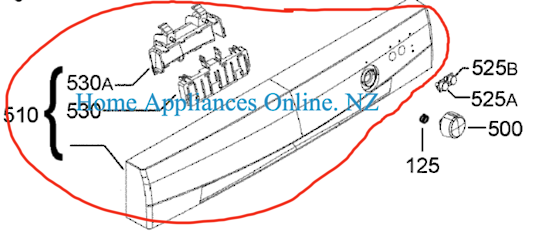 Simpson Control Panel White SSF6106W, SSF6105W