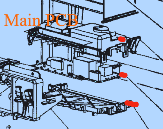 Smeg Dishwasher Power Controller Board Pcb Timer DWAU149XN, DWAU149XO, *1599