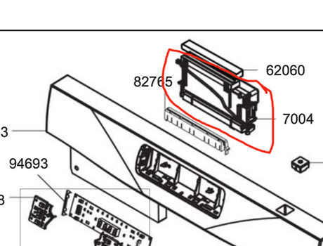 Smeg Dishwasher Main Pcb DWA214X