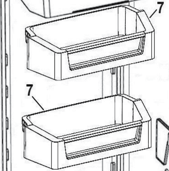 Fisher Paykel Fridge Door Mid Or Top