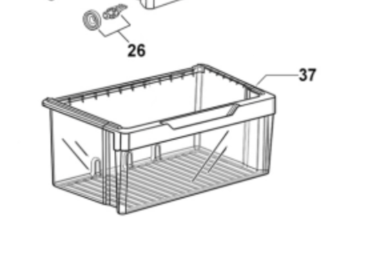 Elba and Fisher Paykel Freezer Lowest Bin