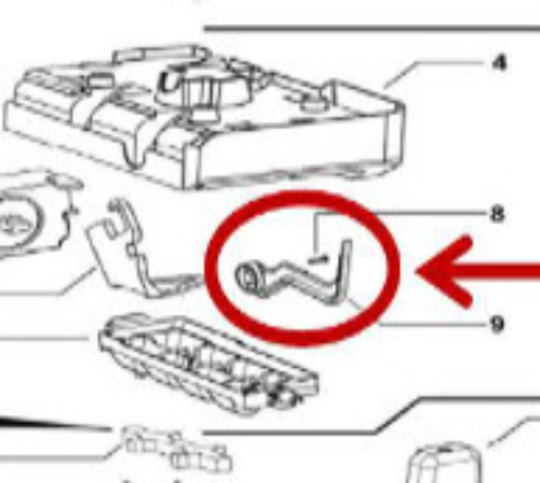 Fisher Paykel Fridge Ice Maker Lever RF610,