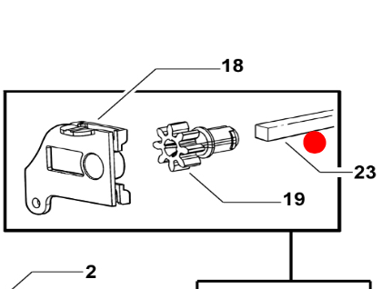 Fisher & Paykel Freezer RF610 RF522 Anti-Racking Metal Bar – Part #23 Only