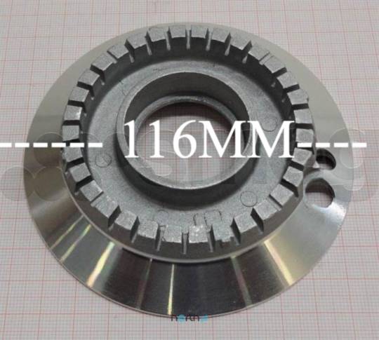 Smeg Cooktop Burnner Base SNZ93XGR1, Rapid 116MM,