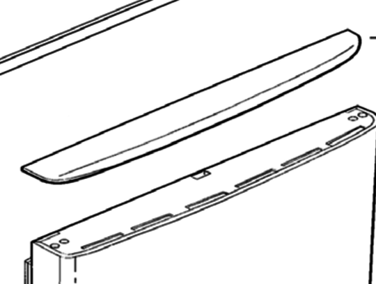 Fisher Paykel Fridge Lowest Draw Handle Silver