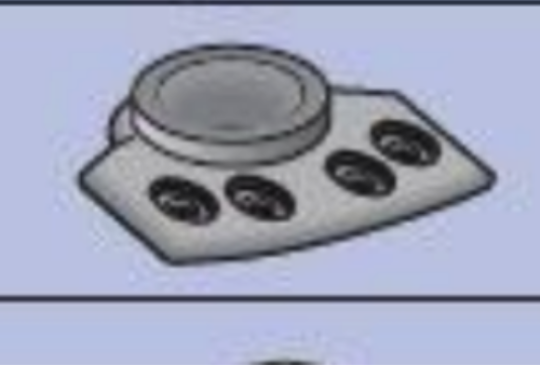 Fisher Paykel Elba Fridge Or Freezer Foot Or Base Holder for Integrated Appliance, 880793P