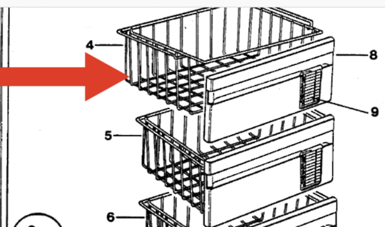Fisher & Paykel Basket Freezer Top Basket