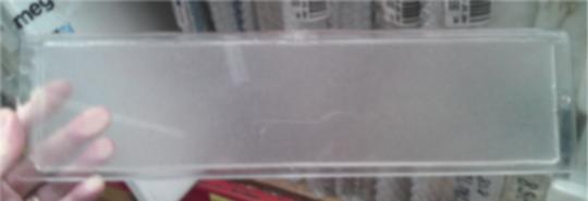 Smeg K1862M KI862M, Rangehood Lamp Cover Lenz 300 X 80MM for Tilt a Hood, *1016