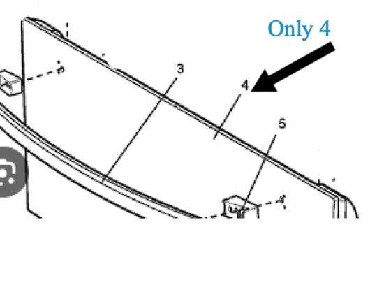 Westinghouse Simpson Oven Lower Outer Door Glass
