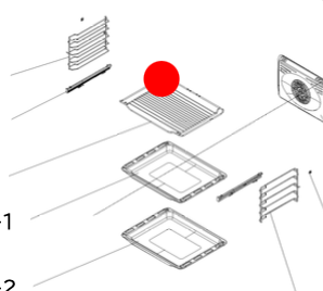 Panasonic Oven Wire Rack Shelf HL-CK632B HL-CX672B HL-CK632BJPQ