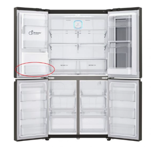 LG Fridge Bottom Shelf Left Door 71303