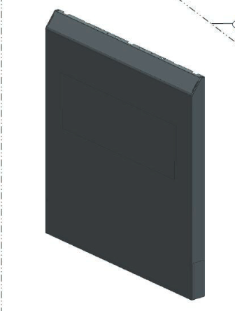 LG Dishwasher Door Front Panel White XD4B24WH XD5B14WH