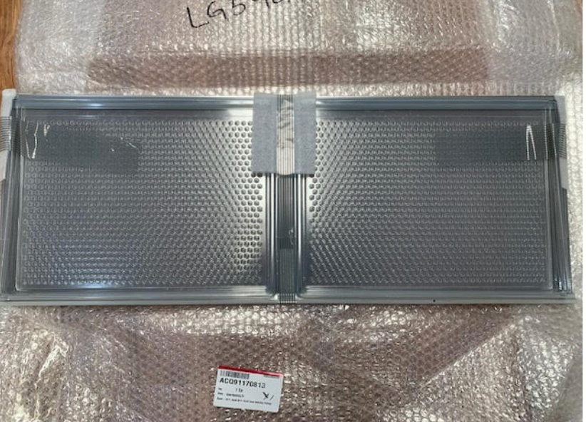 Lg Fridge Veggie Bin Cover Glass Shelf ACQ91170813 154F