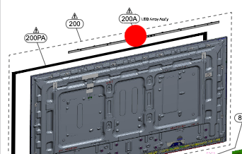 LG TV LED ARRAY 65QNED816RA 65QNED86T6A