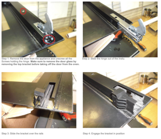 Homeking Oven Door Protector Bottom Right and Left HKOS600SS, HOF605SS, HKOM600SS