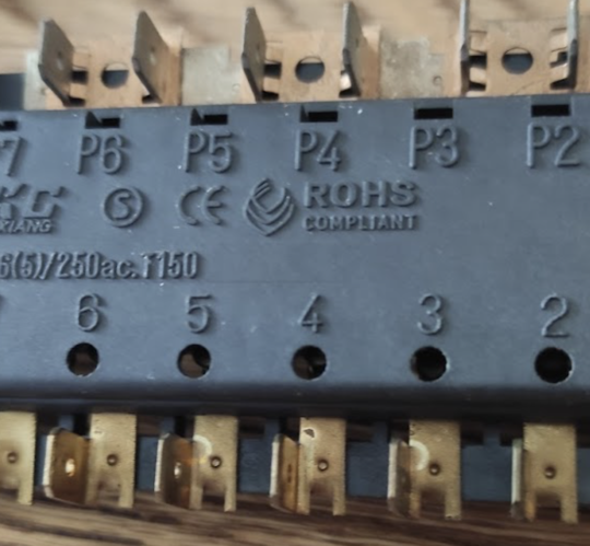 Baumatic Oven Function Switch Selector Switch AK500-5M-2G-FS