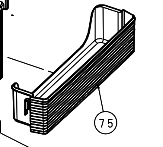 Panasonic Fridge Bottle Shelf NR-BL302ASAUNR-BL342ASAU