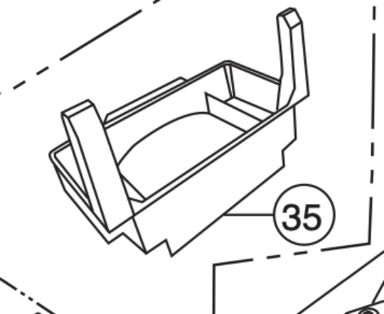 Panasonic Fridge Drip Tray CY45BGKAU