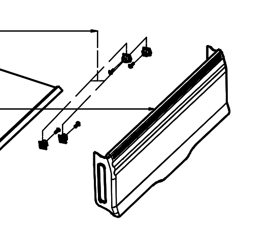 Panasonic Fridge Cover Cool Area NR-BL302ASAUNR-BL342ASAU