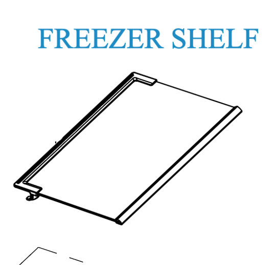 Panasonic Shelf Glass Top Freezer NR-BL308 NR-BL268,