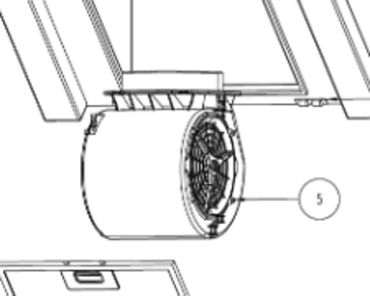 Robinhood Rangehood Motor Assy RWH3CH9SS, Rwf Rwh,